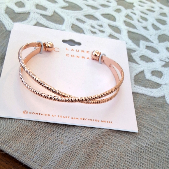 💥SALE💥Lauren Conrad NWT Rose Gold Adjustable Bracelet - Picture 1 of 4